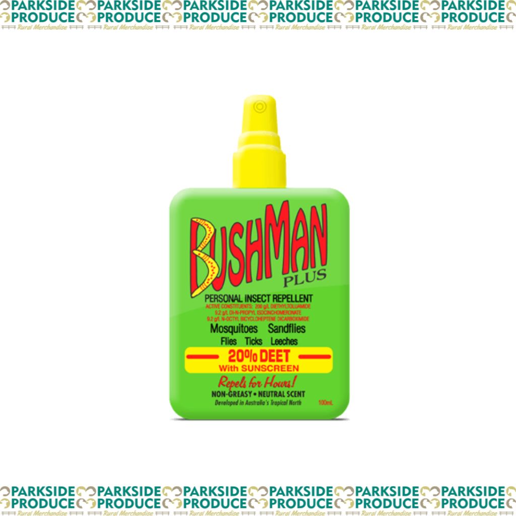 Bushman Plus Pump Spray 20% Deet w/Sunscreen