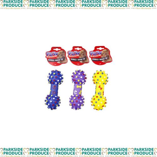 Squeaky Pet Dumbell (Assorted Colours)