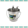 Stainless Steel Bucket Flat Sided