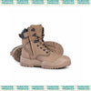 High Leg Zipsider Safety Boot w/Scuff Cap