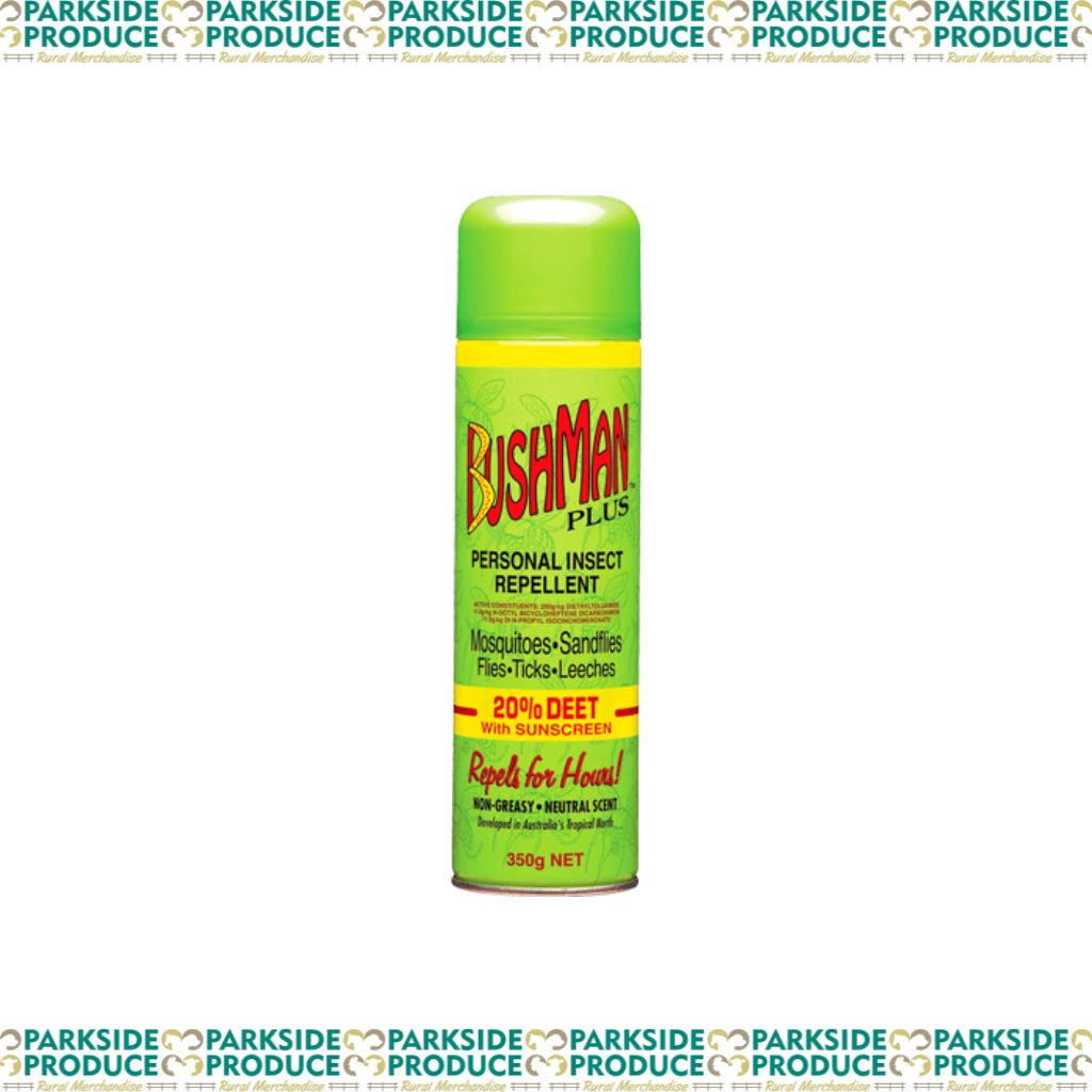 Bushman Plus Aerosol 20% Deet w/Sunscreen