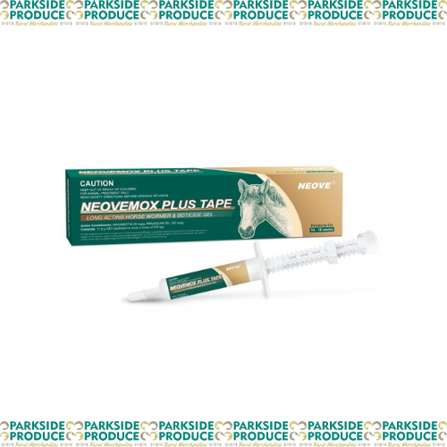 Neovemox Plus Tape Long Acting Horse Wormer and Boticide