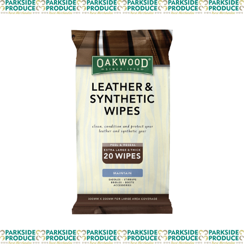 Oakwood Leather and Synthetic Wipes x 20