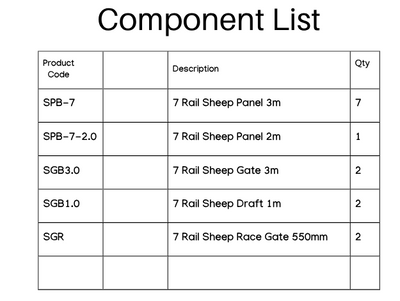 Hobby Sheep Yard Premium (30 head)  -  Budget