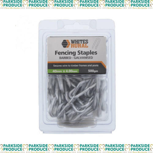 Staples Barbed 40x4mm 500g
