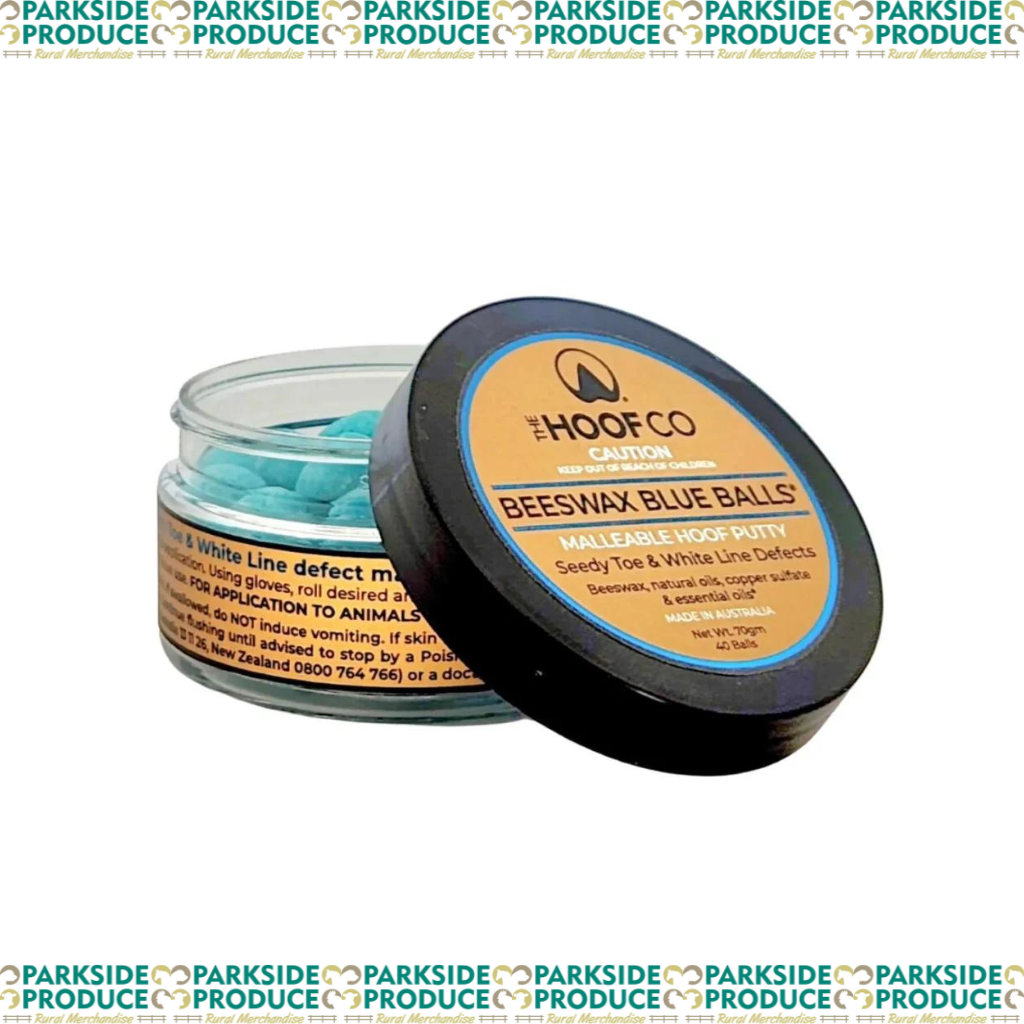Beeswax BLUE Balls for Seedy Toe and White Line Defects