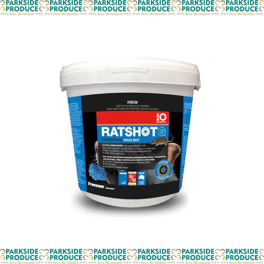 iO Ratshot Grain Bait BLUE Difenacoum