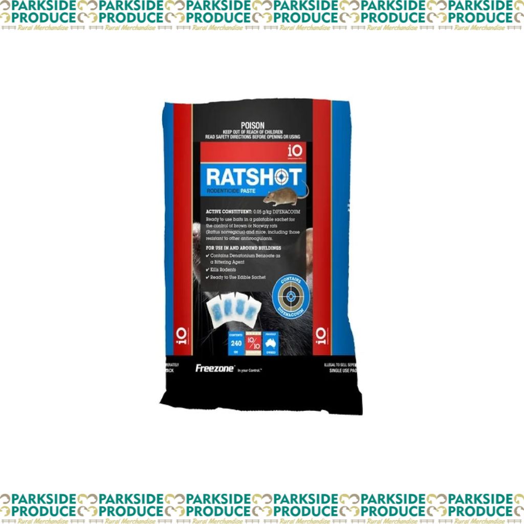 iO Ratshot Paste BLUE Difenacoum