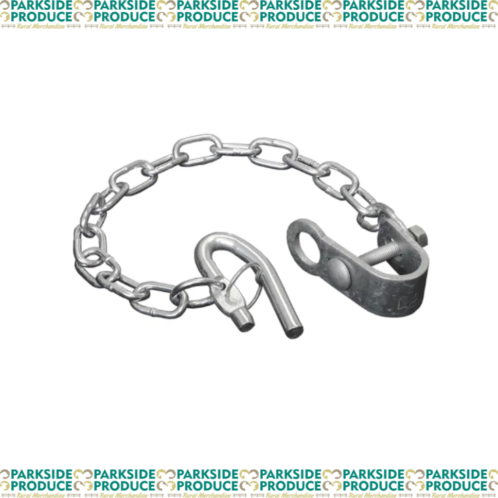 Bolt-on Hook Latch with 500mm Chain