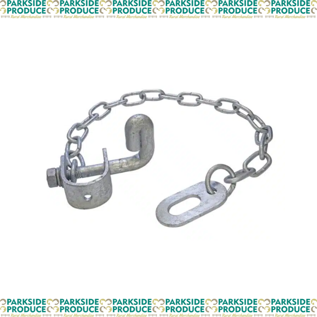 Bolt on Oval Ring Latch 32nb w/500mm chain