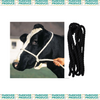 Calf/Colt Poly Rope Halter (Black)