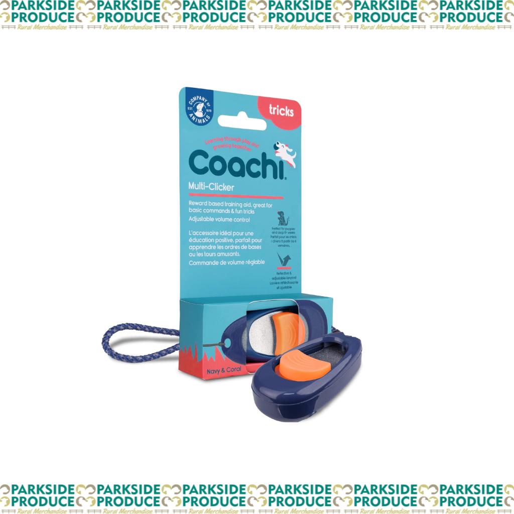 Coachi Multi-Clicker Navy and Coral
