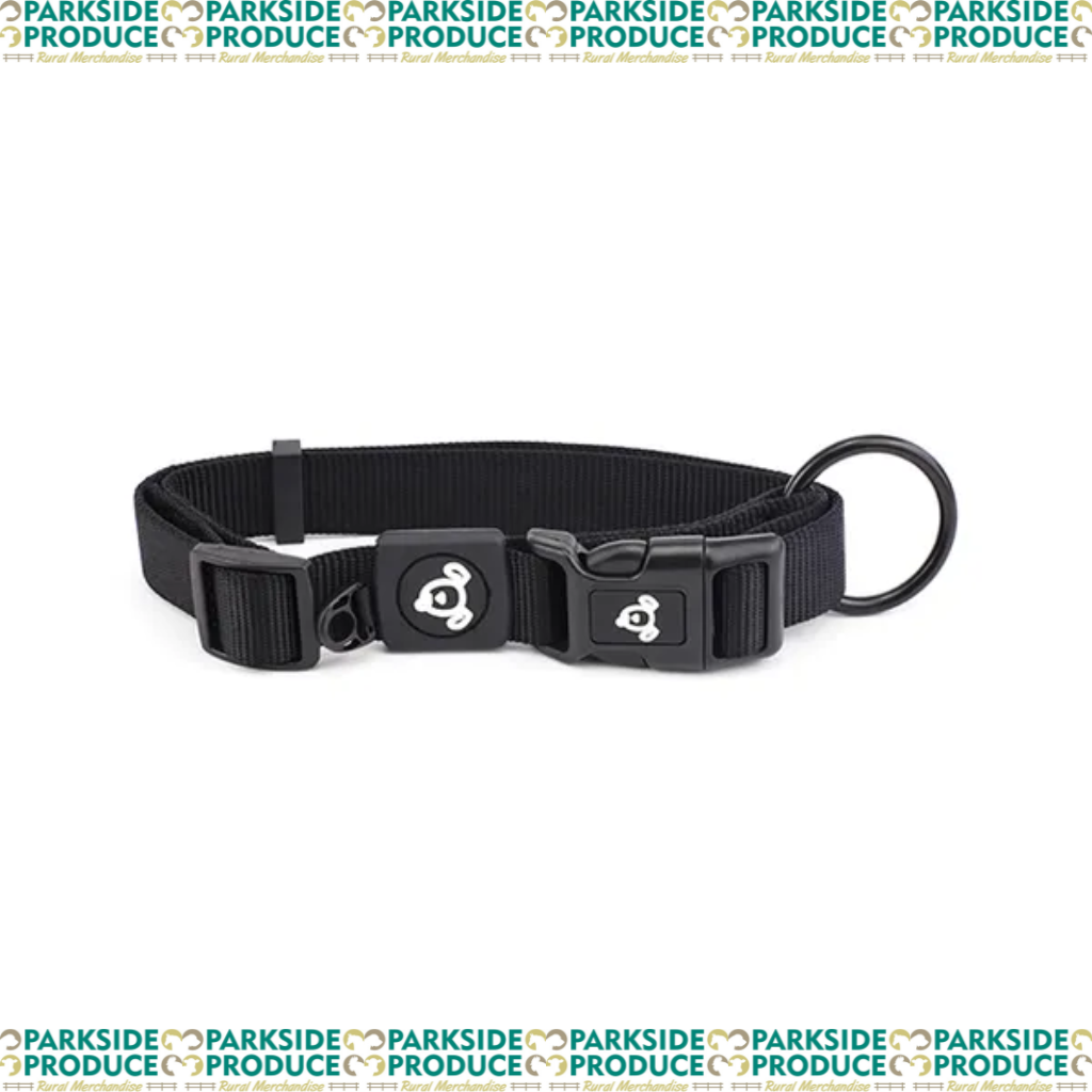 Nylon Dog Collar 15-25cm with Logo