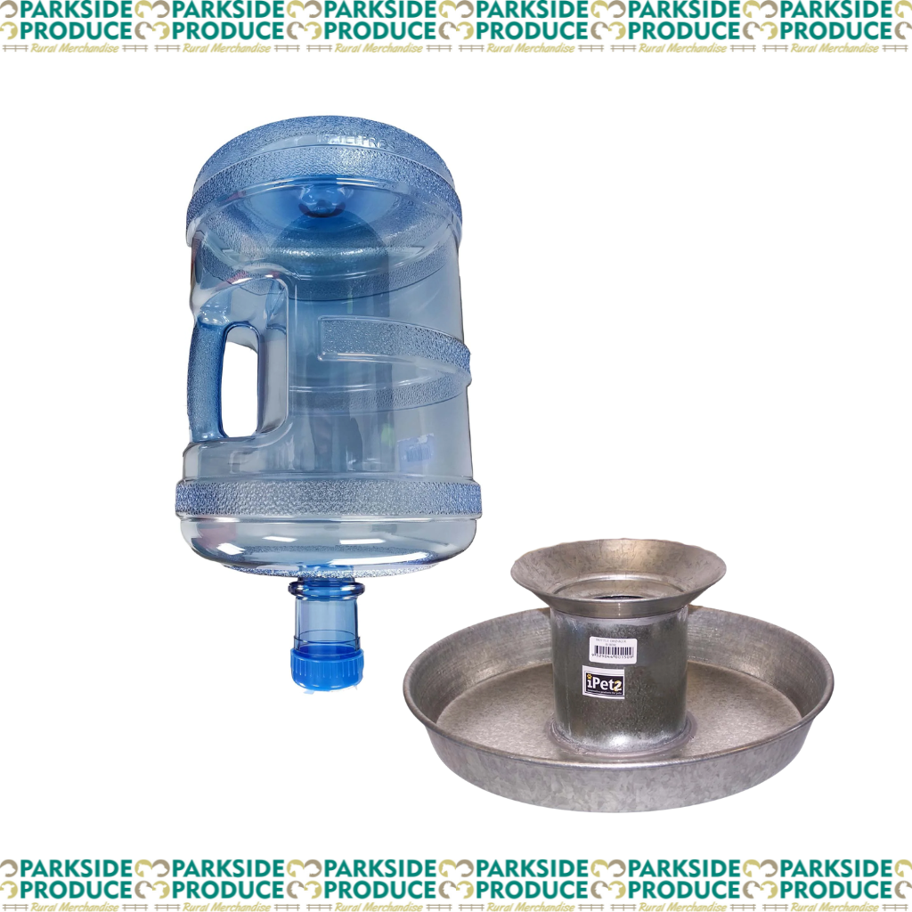 Chook Waterer with 15lt Bottle (iPetz)