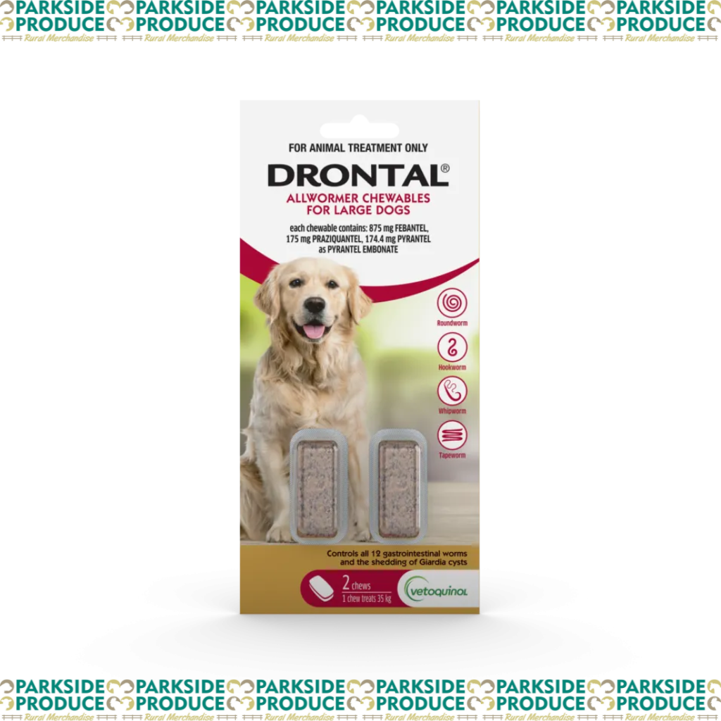 Drontal Large Dogs 2 Chews