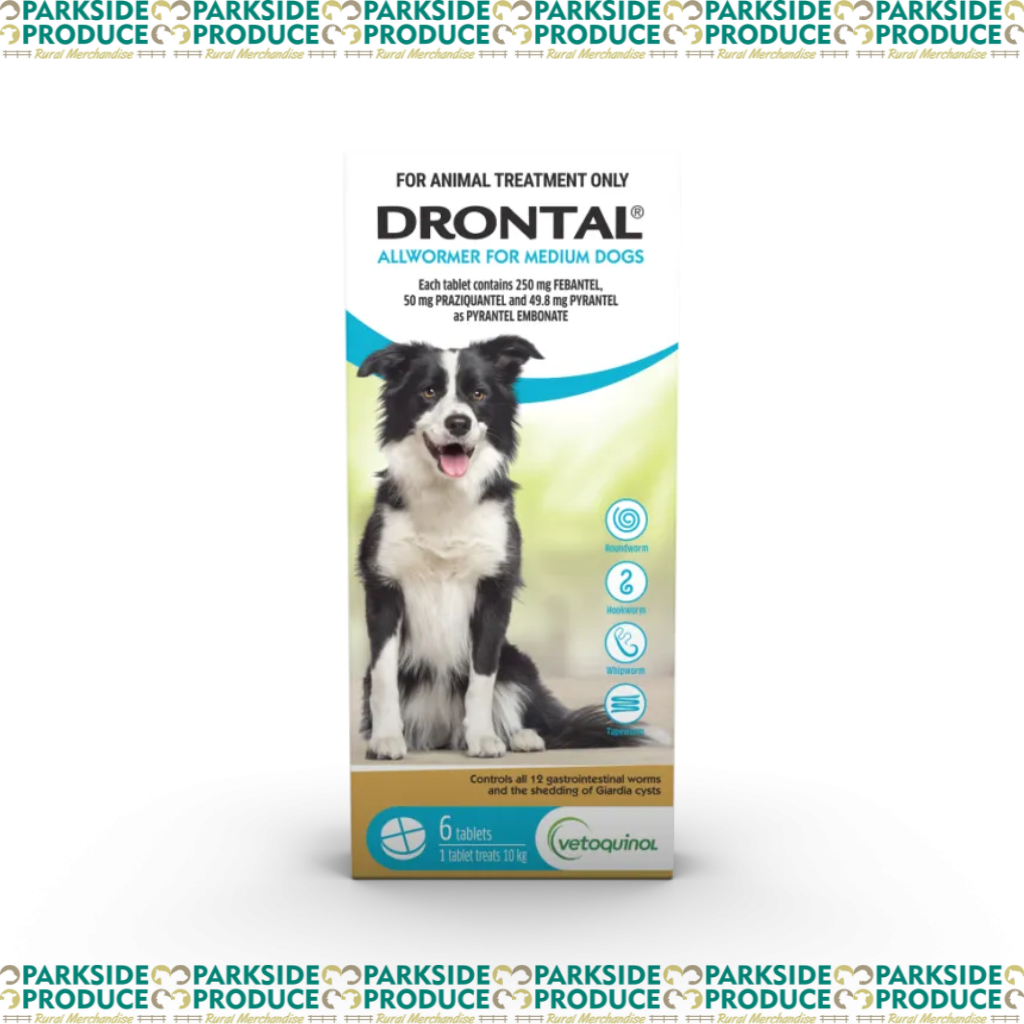 Drontal 6 Tab Medium Dogs