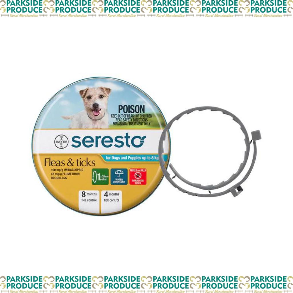 Seresto Flea Tick Collar Dog up to 8kg