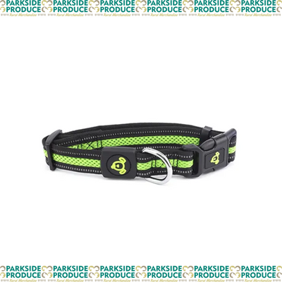 Double Reflective Mesh Dog Collar
