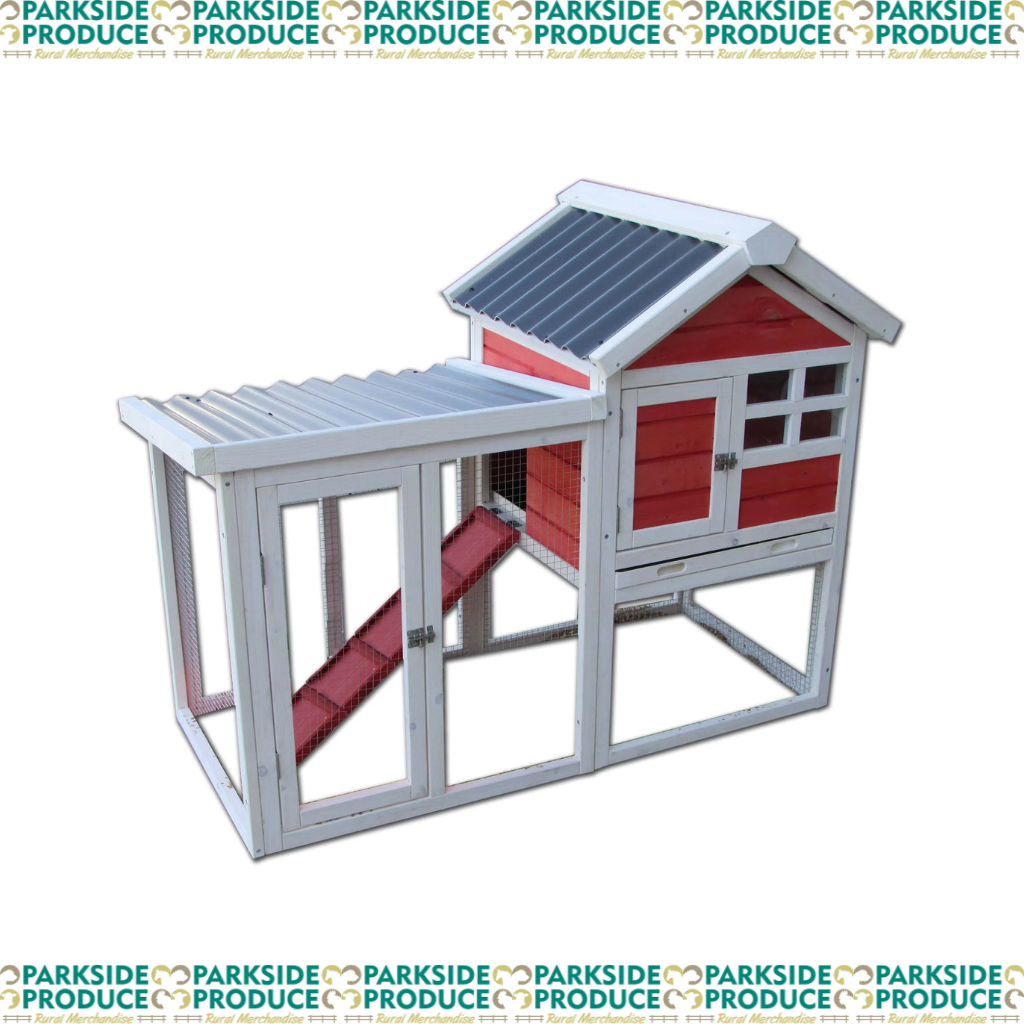 2 Story Wooden Pet Hutch and Run