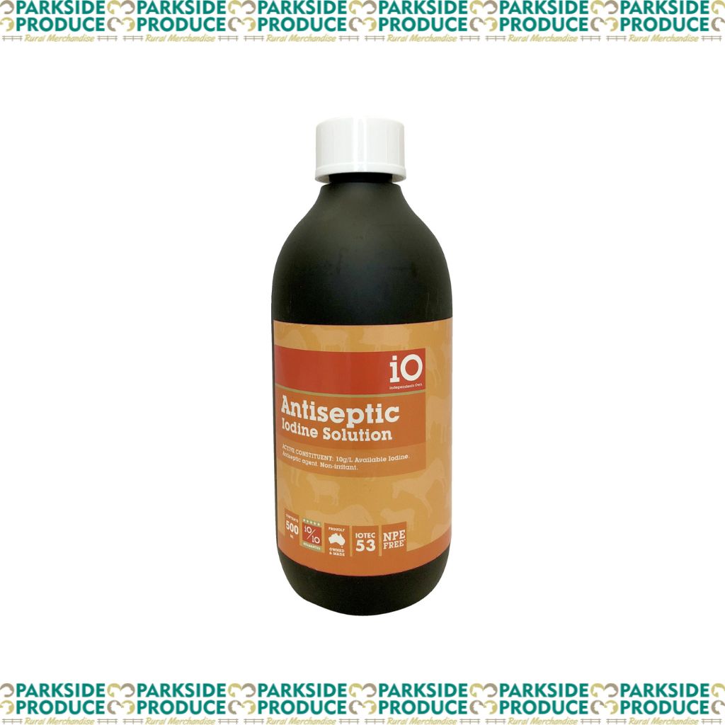 iO Antiseptic Iodine Solution 500ml
