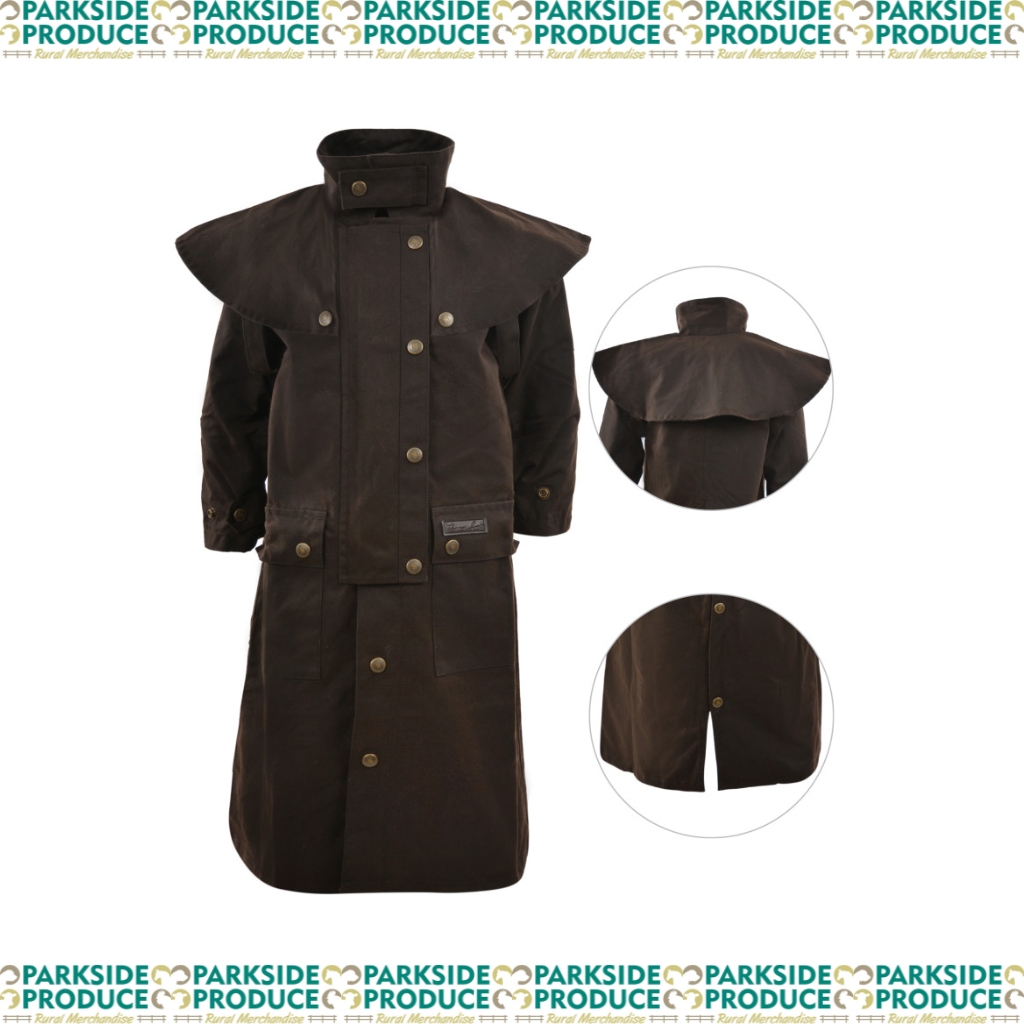 High Country Oilskin Long Coat Kids
