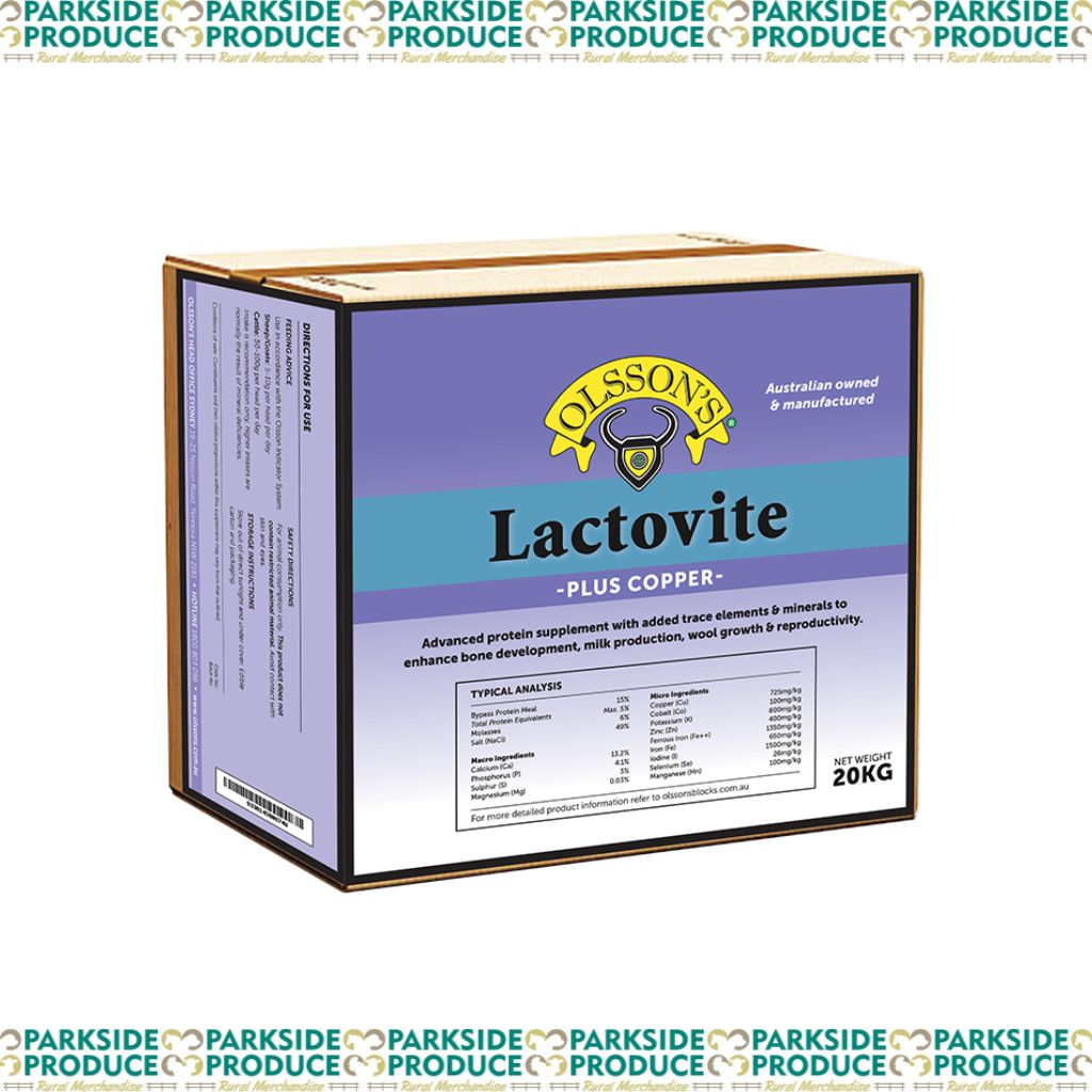 Lactovite + Copper 20kg