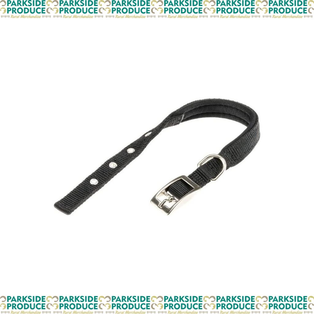 Nylon Dog Collar Black 35cm/45cm