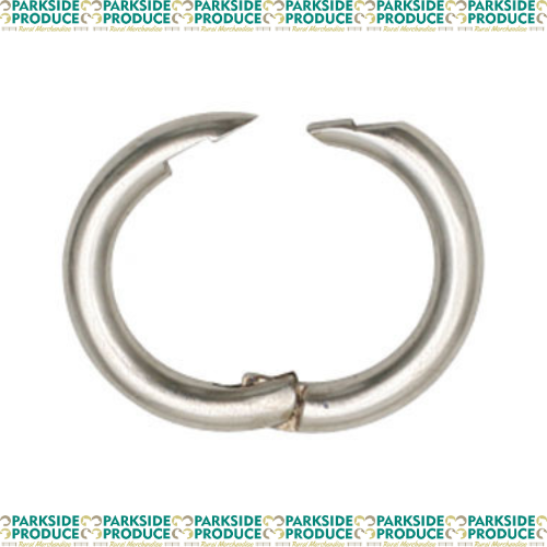 Pig Nose Ring Nickel Plated