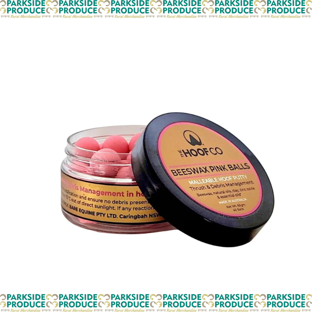 Beeswax PINK Balls - Hoof Putty for Thrush Management