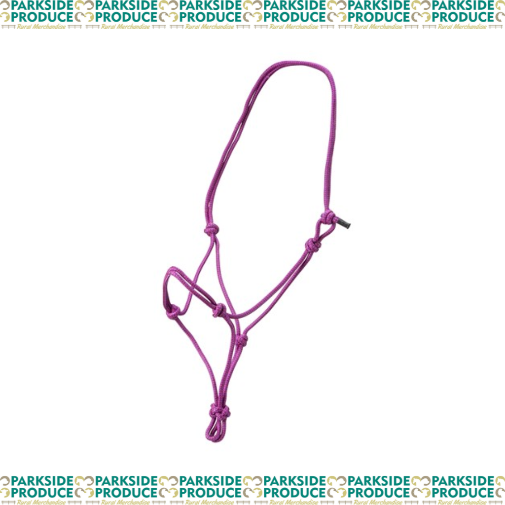 Knotted Rope Halter (various colours, one size)