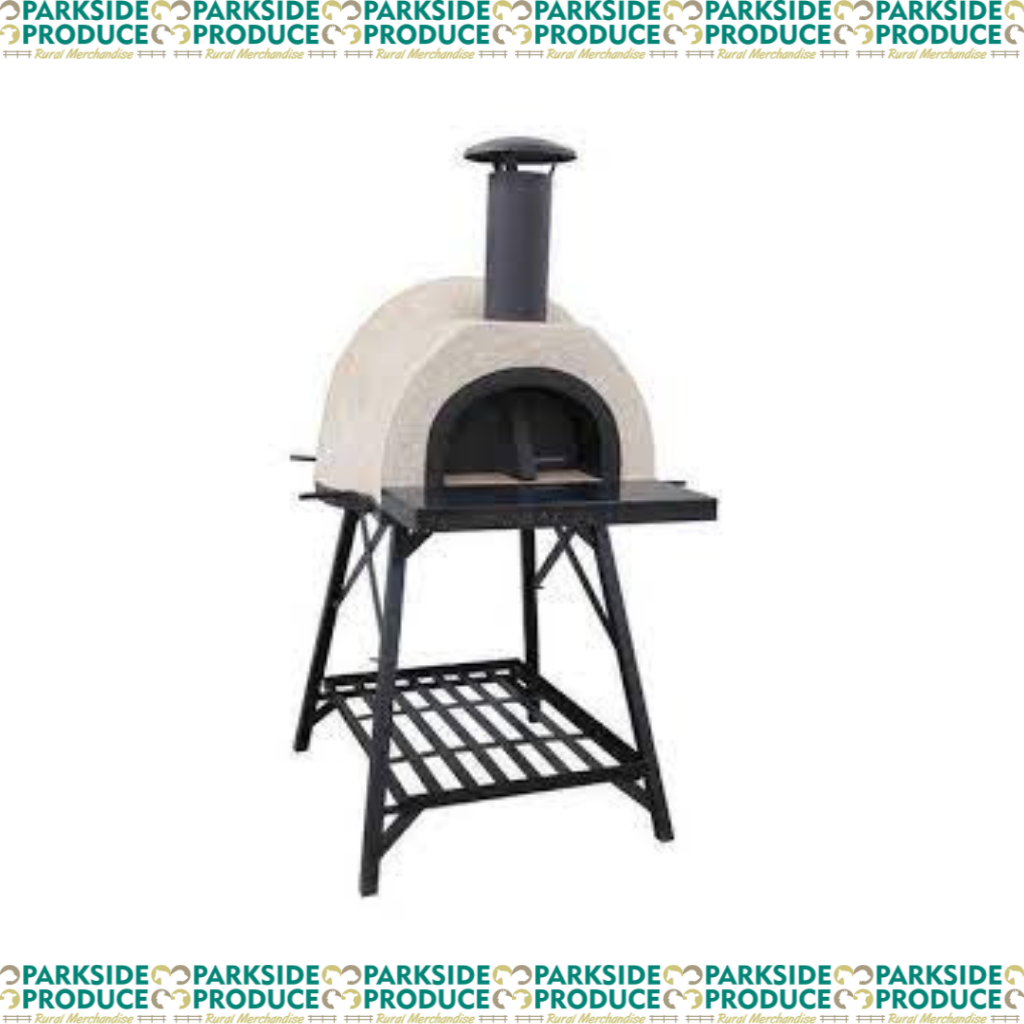 Wood Fired Pizza Oven. Stand/Wheels/Granite bench and cover
