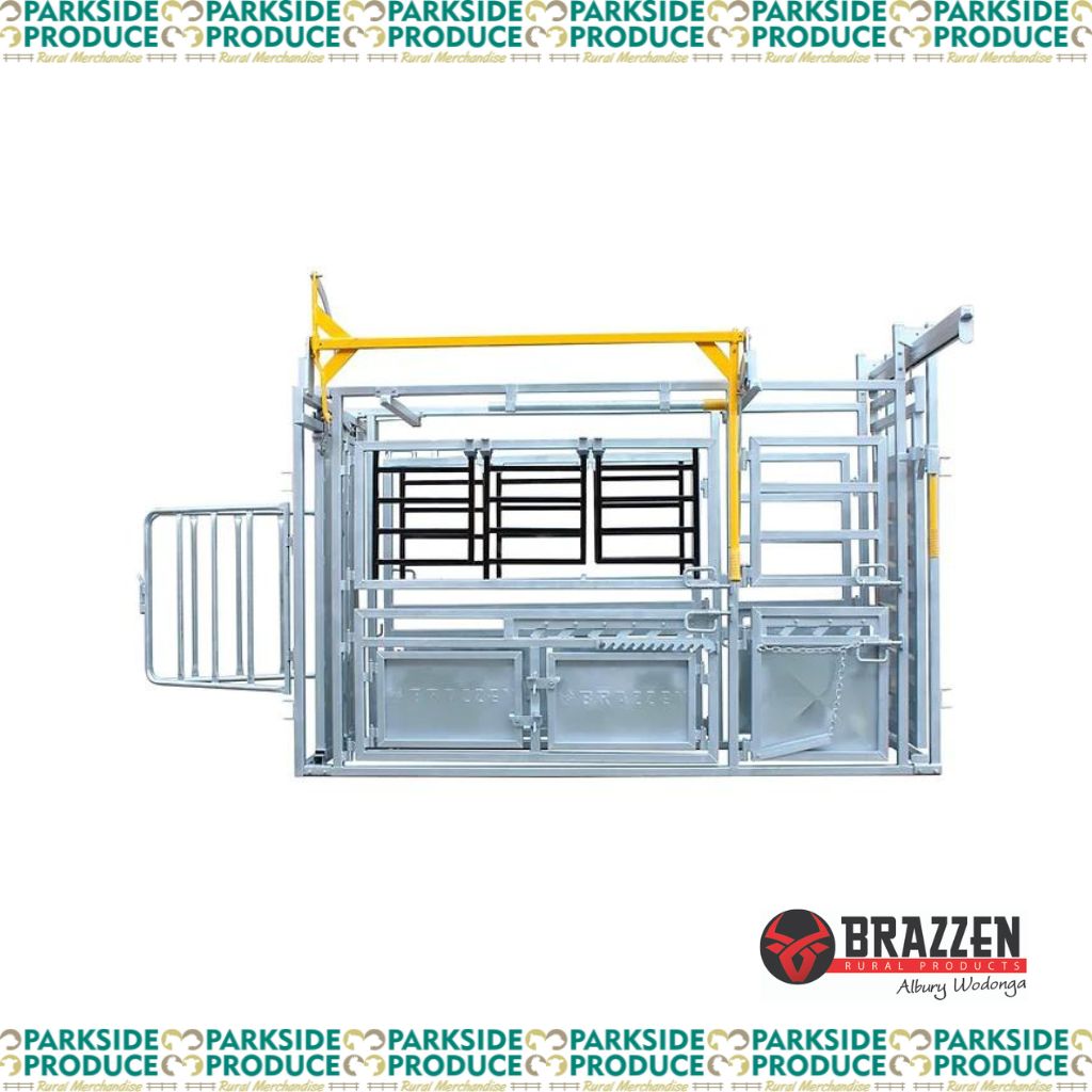 Cattle Crush Premium (4 Pins) Assembled Offside