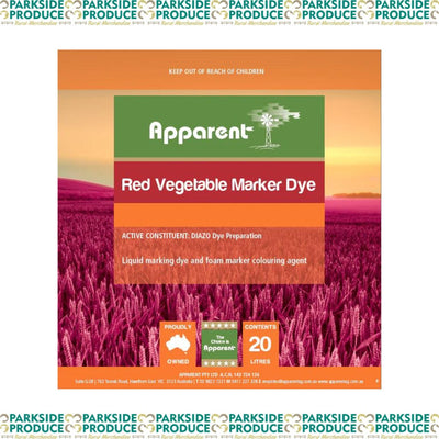 Apparent Red Vegetable Mark Dye