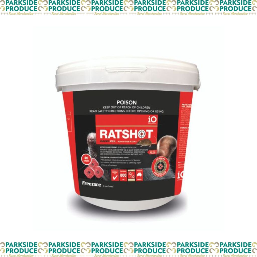 iO Ratshot Rapid Kill Block RED Brodifacoum