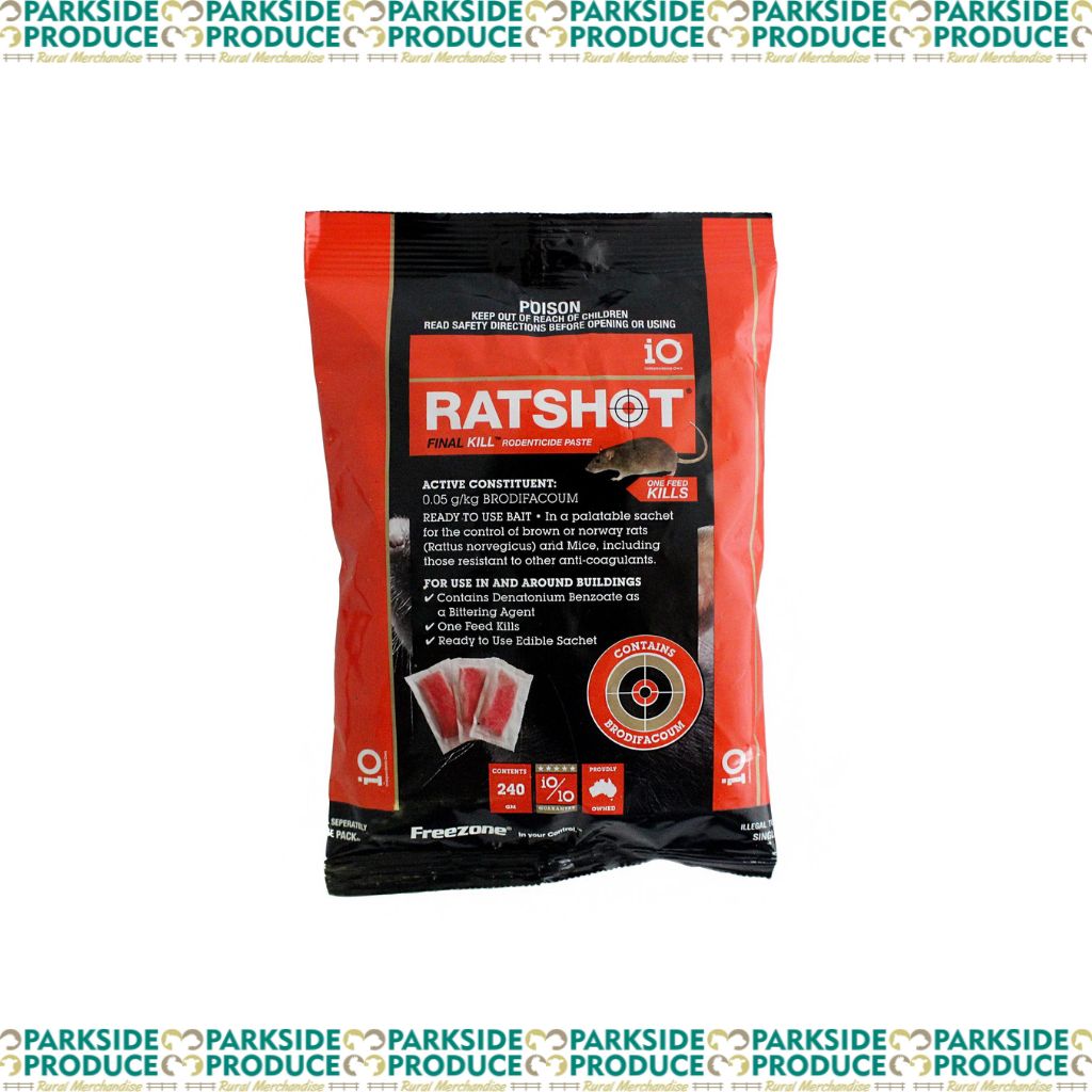 iO Ratshot Final Kill Paste RED Brodifacoum