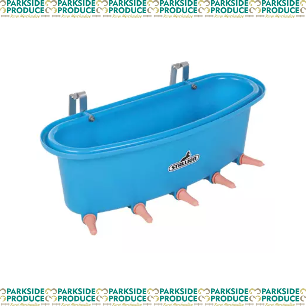 Stallion 5 Teat Oval Milk Feeder No Compartments 25Lt