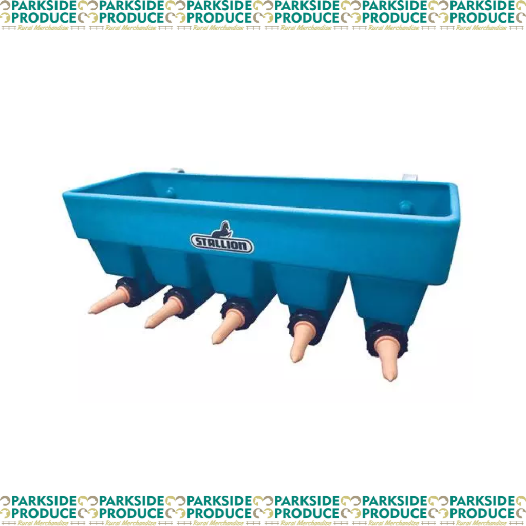 Stallion, 6 Teat Feeder, 30Lt, Compartments, Peach Teats
