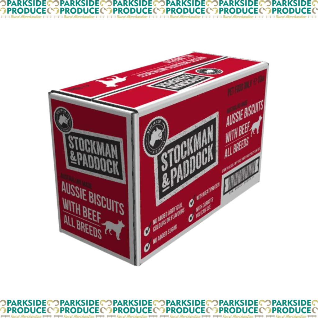 Stockman and Paddock Beef Biscuits 10kg