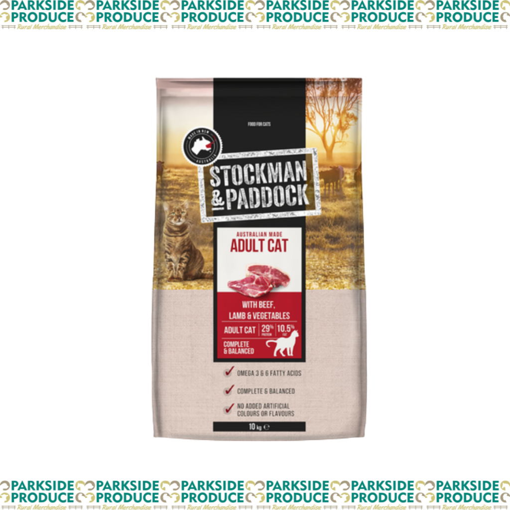 Stockman and Paddock Adult Cat Beef
