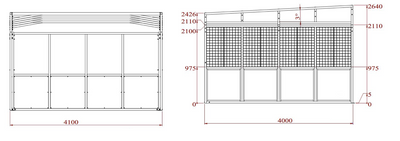 Horse Shelter 4m