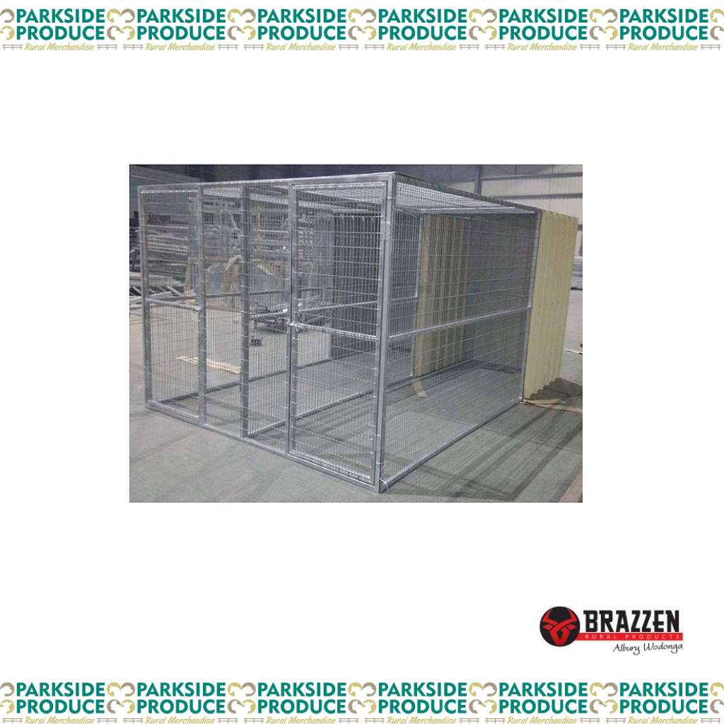 Dog Double/Chicken Enclosure/Cage 3500L-2400W-1800H (Assembled)