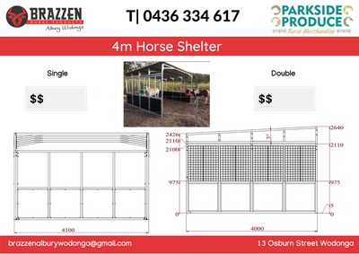 Horse Shelter 4m