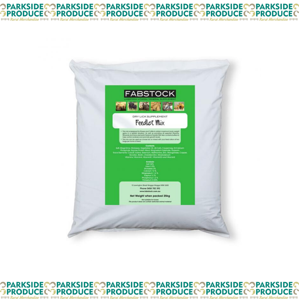 Fabstock Feedlot Mix 25kg