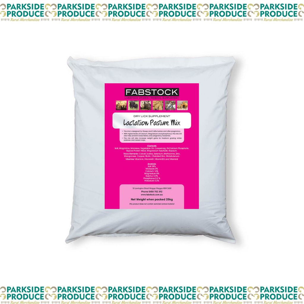 Fabstock Lactation Pasture Mix Bulka