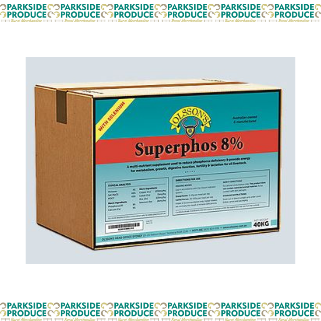 Superphos (8% Phosphorus) + Sel
