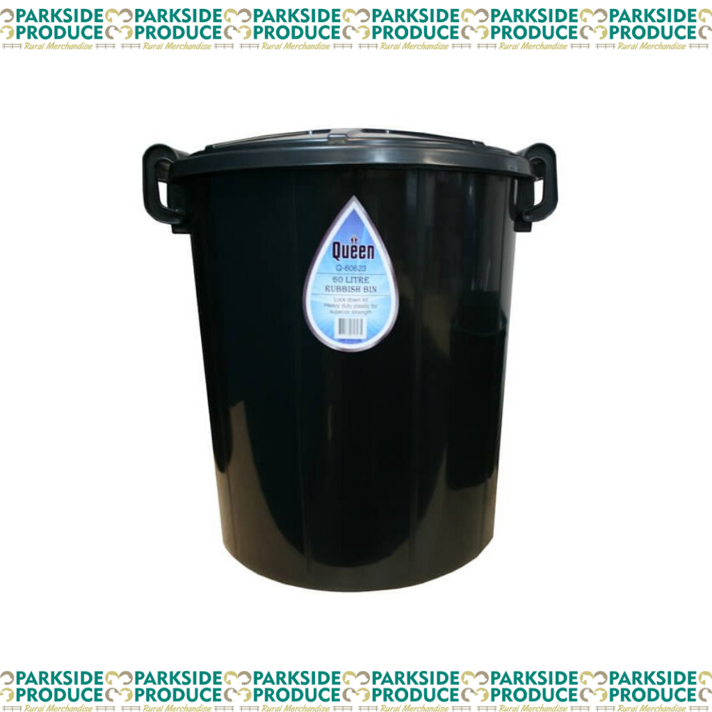 60l Queen Rubbish Bin Plastic