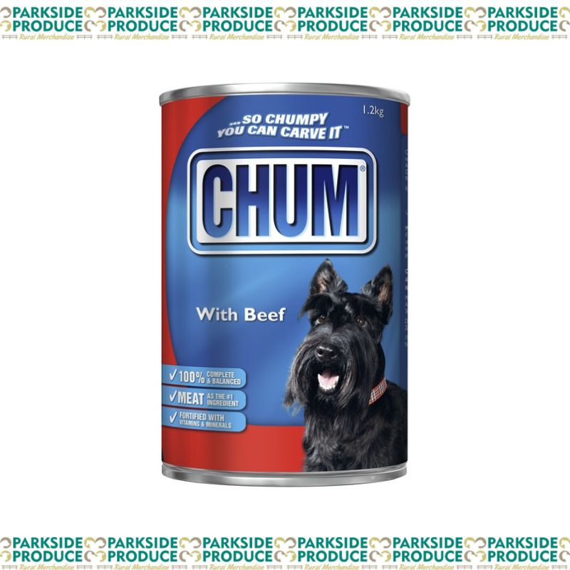 Chum Cans Beef 12 Pack