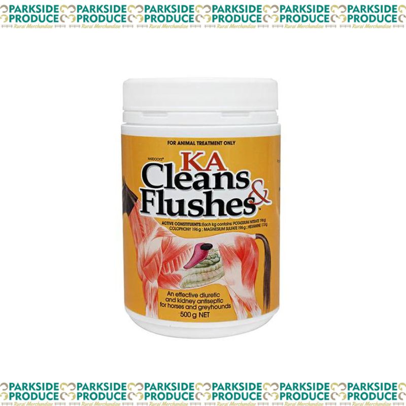 KA Cleans and Flushes